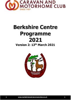Berkshire Centre Programme 2021 - Version 2: 13th March 2021