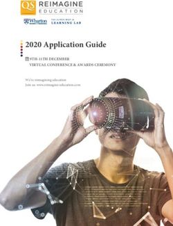 2020 Application Guide - 9TH-11TH DECEMBER VIRTUAL CONFERENCE & AWARDS CEREMONY - QS Quacquarelli Symonds