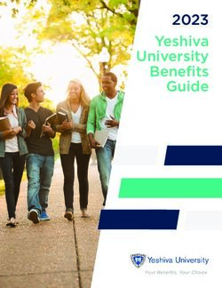 2023 Yeshiva University Benefits Guide - Your Benefits, Your Choice