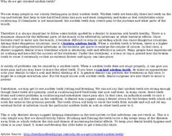 Why do we get cracked wisdom teeth?