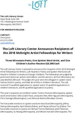 THE LOFT LITERARY CENTER ANNOUNCES RECIPIENTS OF THE 2018 MCKNIGHT ARTIST FELLOWSHIPS FOR WRITERS