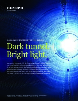 Dark tunnel. Bright light - TIAA