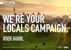 We're your locals campaign - user guide - Harcourts International