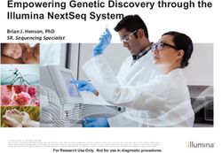 Empowering Genetic Discovery through the Illumina NextSeq System
