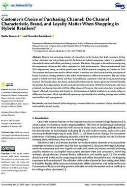 Customer's Choice of Purchasing Channel: Do Channel Characteristic, Brand, and Loyalty Matter When Shopping in Hybrid Retailers? - MDPI