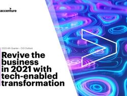 Revive the business in 2021 with tech-enabled transformation - 2020 4th Quarter - CIO Outlook - Accenture
