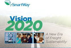 Vision A New Era of Freight Sustainability - EPA