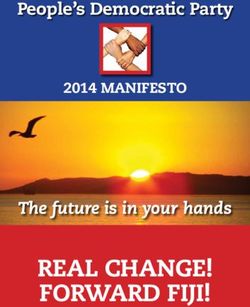 REAL CHANGE! FORWARD FIJI! - People's Democratic Party - The future is in your hands