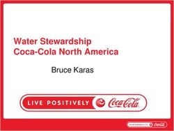 Water Stewardship Coca-Cola North America - Bruce Karas