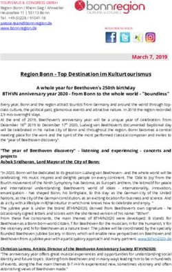 Region Bonn - Top Destination im Kulturtourismus