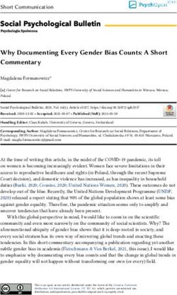 Why Documenting Every Gender Bias Counts: A Short Commentary - PsychOpen