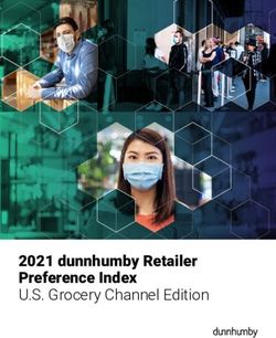 2021 dunnhumby Retailer Preference Index U.S. Grocery Channel Edition