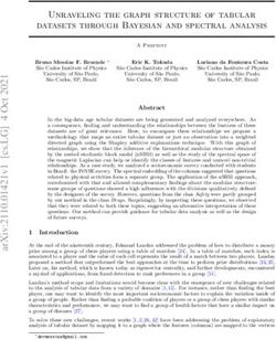Unraveling the graph structure of tabular datasets through Bayesian and spectral analysis - arXiv