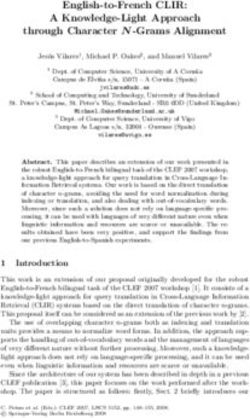 English-to-French CLIR: A Knowledge-Light Approach through Character N -Grams Alignment