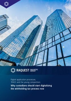 Why custodians should start digitalizing the withholding tax process now - Digital application processes, TRACE and the young competition