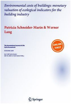 Patricia Schneider-Marin & Werner Lang - Environmental costs of buildings: monetary valuation of ecological indicators for the building industry ...
