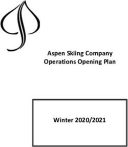 Aspen Skiing Company Operations Opening Plan Winter 2020/2021