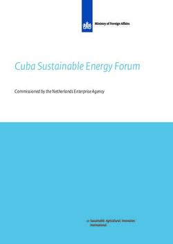 Cuba Sustainable Energy Forum - Commissioned by the Netherlands Enterprise Agency