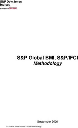 S&P Global BMI, S&P/IFCI - Methodology - September 2020