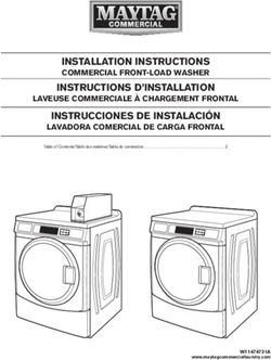 INSTALLATION INSTRUCTIONS - COMMERCIAL FRONT-LOAD WASHER - instructions d'installation