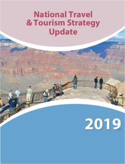 2019 National Travel & Tourism Strategy Update - International Trade ...