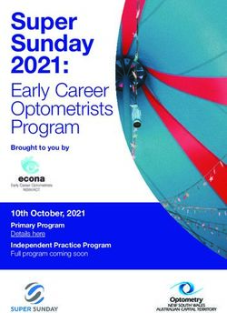 Super Sunday 2021: Early Career Optometrists Program - 10th October, 2021 - Optometry Australia