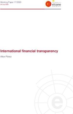 International financial transparency - Aitor Pérez - Working Paper 17/2020 - Real Instituto Elcano