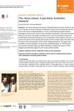 The nexus clause: A peculiarly Australian obstacle - Cogent OA