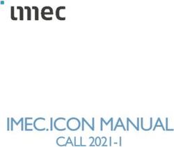 IMEC.ICON MANUAL CALL 2021-1 - IMEC-int.com