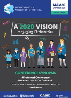 Streamed live & On Demand - THE MATHEMATICAL ASSOCIATION OF VICTORIA - Annual Conference