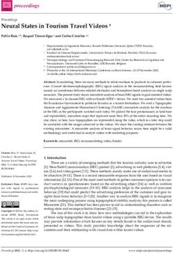 Neural States in Tourism Travel Videos - MDPI