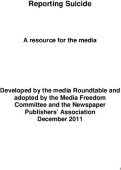 Reporting Suicide A resource for the media Developed by the media Roundtable and adopted by the Media Freedom Committee and the Newspaper ...