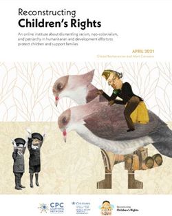Children's Rights Reconstructing - Better Care Network
