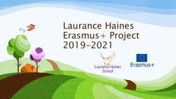 Laurance Haines Erasmus+ Project 2019-2021