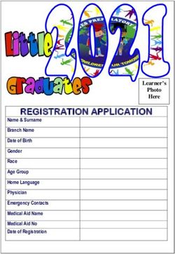 REGISTRATION APPLICATION - Learner's Photo Here - Little Graduates Schools