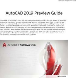 AUTOCAD 2019 PREVIEW GUIDE - IMAGINIT