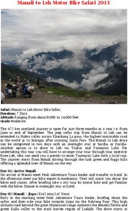 Manali to Leh Motor Bike Safari 2013