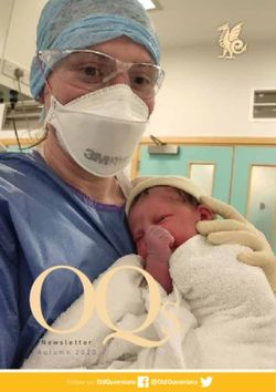 AUTUMN 2020 FOLLOW US: OLDQUEENIANS @OLDQUEENIANS