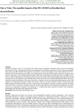 One or Trine: The (possible) impacts of the PEC 45/2019 on Brazilian fiscal decentralization
