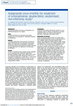 Aripiprazole once-monthly for treatment of schizophrenia: double-blind, randomised, non-inferiority study