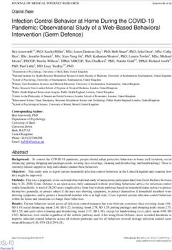 Infection Control Behavior at Home During the COVID-19 Pandemic: Observational Study of a Web-Based Behavioral Intervention (Germ Defence)