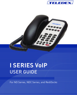 I SERIES VOIP USER GUIDE - FOR ND SERIES, NDC SERIES, AND REDIDOCKS