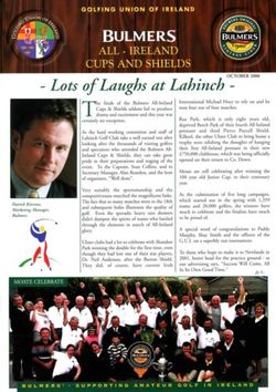 Lots of Laughs at Lahinch - CUPS AND SHIELDS