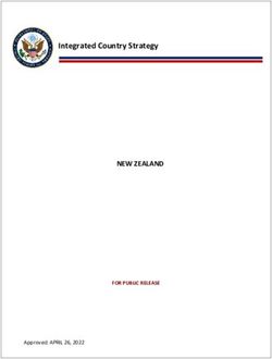 Integrated Country Strategy - NEW ZEALAND FOR PUBLIC RELEASE