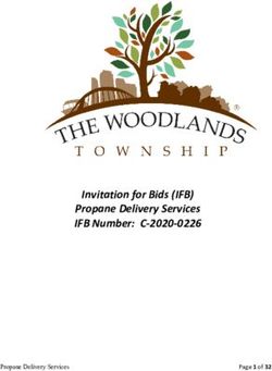 Invitation for Bids (IFB) Propane Delivery Services IFB Number: C-2020-0226 - Propane Delivery Services - The Woodlands ...