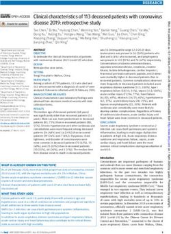 Clinical characteristics of 113 deceased patients with coronavirus disease 2019: retrospective study - sfndt