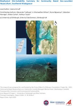 Biophysical Site-Suitability Summary Aquaculture, Southwest Madagascar