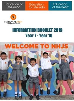 INFORMATION BOOKLET 2019 - Year 7 - Year 10 - NationalHigh Jakarta ...