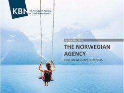 THE NORWEGIAN AGENCY FOR LOCAL GOVERNMENTS - DECEMBER 2019 - Kommunalbanken