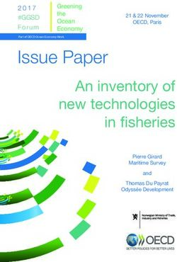 Issue Paper An inventory of new technologies in fisheries - OECD.org
